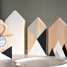 4 domki drewniane