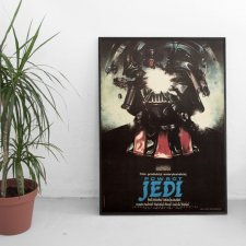 Polski plakat z lat 80. Gwiezdne Wojny: Powrót Jedi (B1, offset, reprint 2015)