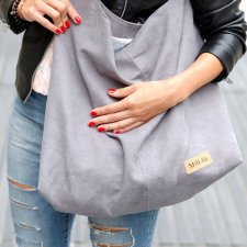 Duża torba worek Mili Chic 7- grey