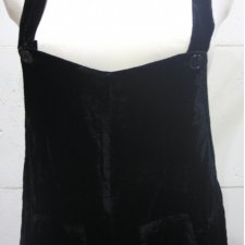 Velvet dungarees