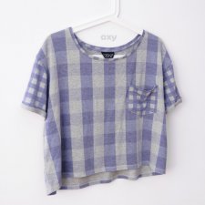 Crop top w kratę
