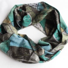 ciepły miękki szal vintage Cashmink