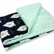 kocyk z wypełnieniem - minky 75x100