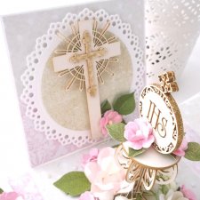 Pudełko komunijne z Chostią- Pamiątka Pierwszej Komunii