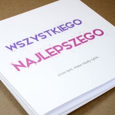 "Najlepszego" Kartka