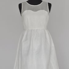 Biała Sukienka ZARA rozmiar S