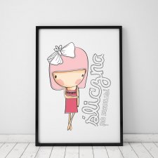 plakat. śliczna po mamusi (format A3)