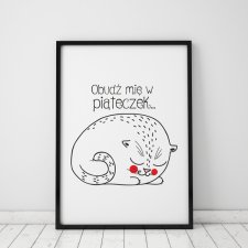 plakat. obudź mię w piąteczek (format A3)