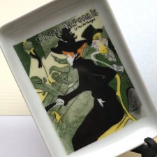 Rzadkość! ❤ LIMOGES - FRANCE ❤ Toulouse Lautrec ❤ Obraz na porcelanie