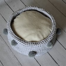 bawełniany kosz ze sznurka