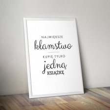 A3 Plakat książkowy - 13 Największe kłamstwo