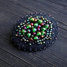 pawie oko / brooch