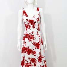 sukienka w róże 50's style