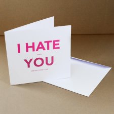 "Hate You" Kartka