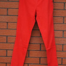 Czerwone spodnie H&M