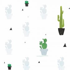 TAPETA DZIECIĘCA CACTUS