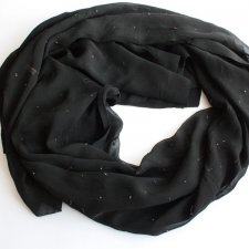 szal vintage NOA NOA koraliki Skandynawski