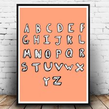 Plakat A3 alfabet
