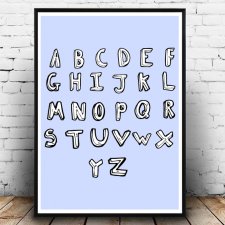 Plakat A4 alfabet