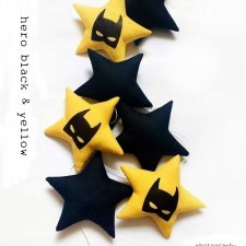 HERO - girlanda black & yellow