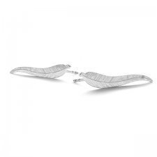 kolczyki PIÓRKO-srebro