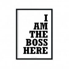 "The Boss" Plakat A4