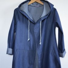 NOWA lekka kurtka parka jeansowa S/M