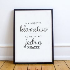 A4 Plakat książkowy - 13 Największe kłamstwo