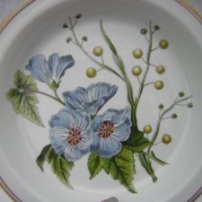 spode "lida & acacia " stafford flowers   rarytas bardzo duży 27 cm efektowny  użytkowy porcelanowy do zapiekania i  podawania na stół