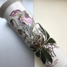 Perełka kolekcjonerska! ❀ڿڰۣ❀ PORTMEIRION BOTANIC GARDEN 1972r. ❀ڿڰۣ❀ Helleborus Niger ❀ڿڰۣ❀ UNIKATOWY -  Duży wazon