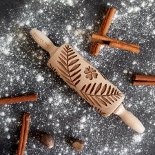 Liście - wałek grawerowany, mały