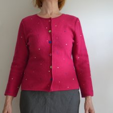 wełna w kropki a la Chanel