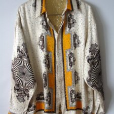 JEDWABNA BLUZKA  KOSZULOWA