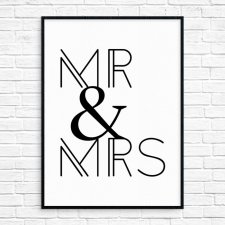 "MR & MRS" Plakat