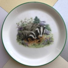 Frances Fry ❀ڿڰۣ❀ CROWN - STAFFORDSHIRE ❀ڿڰۣ❀ Badger and Cub ❀ڿڰۣ❀