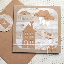 na PARAPETÓWKĘ :: kartka handmade :: na nowy dom