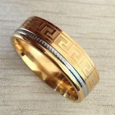 Obrączka stal grecka