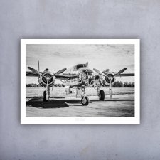Plakat 50x70 cm - Samolot B-25 Mitchell