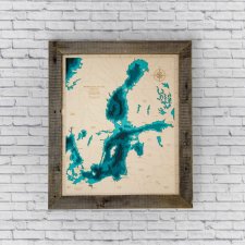 Bałtyk w ramie- Trójwymiarowa Mapa Morska