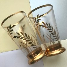 MOSER 24k. złoto ❀ڿڰۣ❀ Art glass  ❀ڿڰۣ❀ Piękny stary ręczny wyrób ❀ڿڰۣ❀