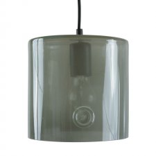 Lampa szklana wisząca NEO I szara