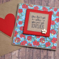 urocza KARTKA URODZINOWA handmade :: maki