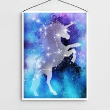 Plakat 30x40 "Cosmo Unicorn"
