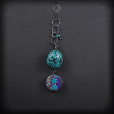 Lagoon Mandala Turquoise - naszyjnik z turkusem