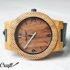 Drewniany zegarek WALNUT EAGLE OWL