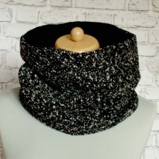 VICTOR ciepły komin modny melanżowy WEŁNIANY MĘSKI KOMIN