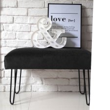 Ławeczka ławka LOFT STYLE nowoczesny styl nowoczesna pufa siedzisko HAIRPIN LEGS metalowe indriustialny