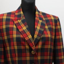 Marynarka w kolorową kratkę