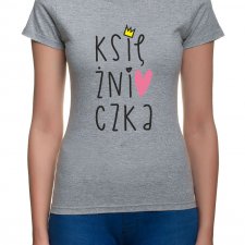 t-shirt damski. księżniczka