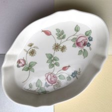 WEDGWOOD RÓŻANY ❀ڿڰۣ❀  ROSEHIP 1991r. - Paterka - MARKOWA PORCELANA, SYGNOWANA #3